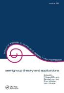 semigroup theory and applications di Clement edito da Taylor & Francis Ltd