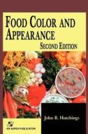 Food Color and Appearance di John B. Hutchings edito da Springer US