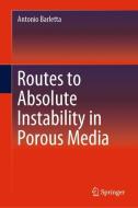 Routes to Absolute Instability in Porous Media di Antonio Barletta edito da Springer-Verlag GmbH