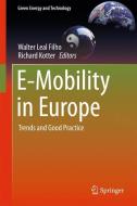 E-Mobility in Europe edito da Springer-Verlag GmbH