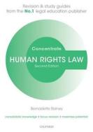 Human Rights Law Concentrate di Bernadette Rainey edito da Oxford University Press