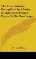 The True Christian Exemplified In A Series Of Addresses From A Pastor To His Own People di John Angell James edito da Kessinger Publishing Co