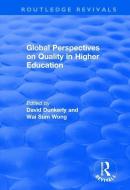 Global Perspectives on Quality in Higher Education edito da Taylor & Francis Ltd