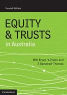Equity and Trusts in Australia di Michael Bryan edito da Cambridge University Press