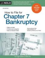 How to File for Chapter 7 Bankruptcy di Stephen Elias, Albin Renauer edito da NOLO