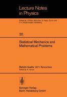 Statistical Mechanics and Mathematical Problems edito da Springer Berlin Heidelberg