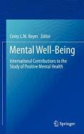 Mental Well-Being edito da Springer-Verlag GmbH