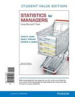 Statistics for Managers Using Microsoft Excel di David M. Levine, David F. Stephan, Kathryn A. Szabat edito da Pearson