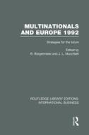 Multinationals And Europe 1992 edito da Taylor & Francis Ltd