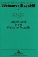 Intellektuelle in der Weimarer Republik edito da Lang, Peter GmbH