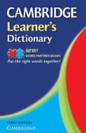 Cambridge Learner's Dictionary edito da Cambridge University Press