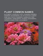 Plant common names di Books Llc edito da Books LLC, Reference Series