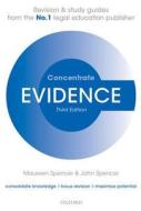 Evidence Concentrate di Maureen Spencer, John Spencer edito da Oxford University Press