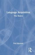 Language Acquisition di Paul Ibbotson edito da Taylor & Francis Ltd