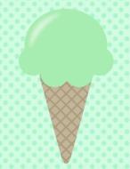 Mint Ice Cream Notebook: Cute Mint Ice Cream Lined Notebook - Mint Green Polka Dot Journal with Lines - Kawaii Notepad S di Party Sweets Notebooks edito da INDEPENDENTLY PUBLISHED