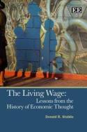 The Living Wage di Donald R. Stabile edito da Edward Elgar Publishing