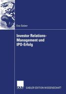 Investor Relations-Management und IPO-Erfolg di Eva Salzer edito da Deutscher Universitätsverlag