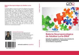Batería Neuropsicológica de Adultos Luria-DNA di Esperanza Bausela Herreras edito da EAE