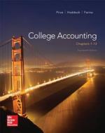 College Accounting (Chapters 1-13) with Connect Access Card di John Ellis Price, M. David Haddock, Michael Farina edito da IRWIN