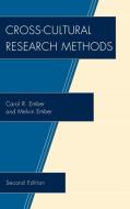 Cross-Cultural Research Methods di Carol R. Ember, Melvin Ember edito da Altamira Press