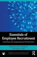 Essentials Of Employee Recruitment edito da Taylor & Francis Ltd