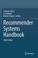 Recommender Systems Handbook edito da SPRINGER NATURE