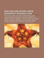 New Zealand rugby union biography Introduction di Source Wikipedia edito da Books LLC, Reference Series
