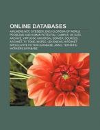 Online databases di Books Llc edito da Books LLC, Reference Series