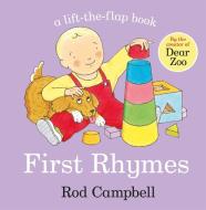 First Rhymes di Rod Campbell edito da Pan Macmillan
