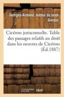 Cic ron Jurisconsulte di Gasquy-G-A edito da Hachette Livre - BNF