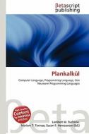 Plankalkul edito da Betascript Publishing
