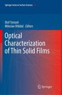 Optical Characterization of Thin Solid Films edito da Springer International Publishing