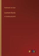 Leutnant Burda di Ferdinand Von Saar edito da Outlook Verlag