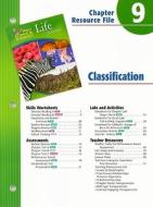 Holt Science & Technology Life Science Chapter 9 Resource File: Classification edito da Holt McDougal