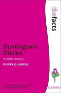 Huntington's Disease di Oliver W. J. Quarrell edito da Oxford University Press
