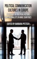Political Communication Cultures in Western Europe edito da Palgrave Macmillan
