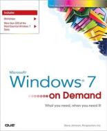 Microsoft Windows 7 On Demand di Steve Johnson, Inc Perspection edito da Pearson Education (us)