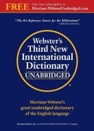 Webster's Third New International Dictionary di Philip Babcock Gove edito da Merriam Webster,U.S.