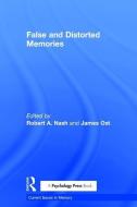 False and Distorted Memories edito da Taylor & Francis Ltd