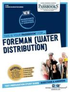 Foreman (Water Distribution) di National Learning Corporation edito da National Learning Corp