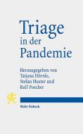 Triage in Pandemiesituationen edito da Mohr Siebeck GmbH & Co. K