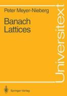 Banach Lattices di Peter Meyer-Nieberg edito da Springer Berlin Heidelberg