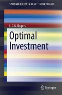 Optimal Investment di L. C. G. Rogers edito da Springer Berlin Heidelberg