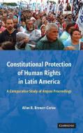 Constitutional Protection of Human Rights in Latin America di Allan R. Brewer-Car¿ edito da Cambridge University Press