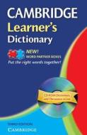 Cambridge Learner\'s Dictionary With Cd-rom edito da Cambridge University Press