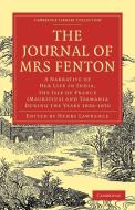 The Journal of Mrs Fenton di Elizabeth Fenton edito da Cambridge University Press