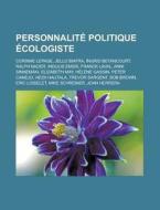 Personnalit Politique Cologiste: Corin di Livres Groupe edito da Booksllc.Net
