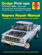 Dodge Ramcharger & Trailduster full-size pick-ups (1974-1993) Haynes Repair Manual (USA) di David Hayden, J. H. Haynes, Jay Storer edito da Haynes