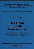 Das Genie und die Transzendenz di Uwe Hayer edito da Lang, Peter GmbH