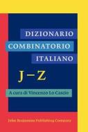 Dizionario Combinatorio Italiano edito da John Benjamins Publishing Co